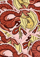 Fox and Brambles - Valentine Love Dragons