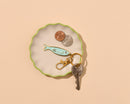 And Here We Are - Sardine Enamel Keychain & Bag Charm - Foodie, Seafood, Anchovy, Tinned Fish, Ocean, Fisherman - Stocking stuffer, Holiday, Gift Guide