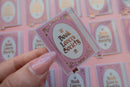 Jollie Ollie Designs - Book Society Sticker [with gold foil]