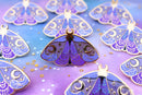 The Moonborn - Nyx Greek Mythology Olympian Goddess Moth Enamel Pin