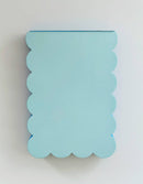 Idlewild Co. - Scalloped Shaped Notepad | Aqua + Blue Edge