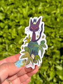 Natalie Andrewson - Set of 3 Demon Cats ~ Vinyl Stickers
