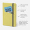 if USA - Bookaroo A6 Pocket Notebook: Navy Blue