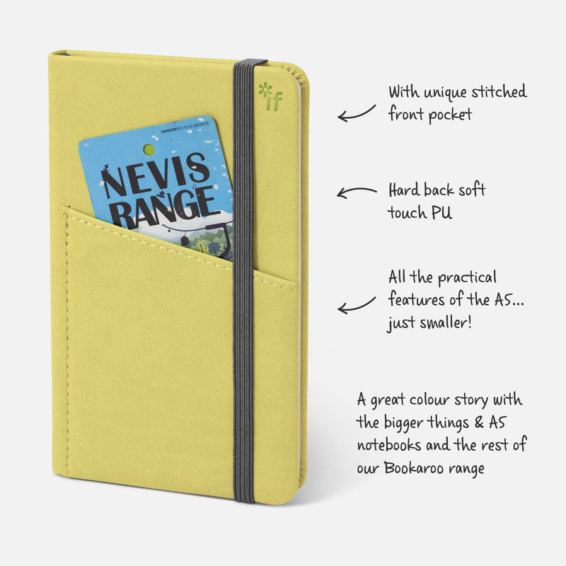 if USA - Bookaroo A6 Pocket Notebook: Navy Blue