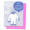 Lucky Sardine - Yeti Or Not, It's Your Birthday, Abominable Snowman Card