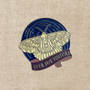 Kingdom of Threads - Ever But Visitors Enamel Pin | The Knight and the Moth