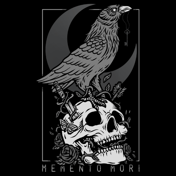 Wicked Clothes - 'Memento Mori' Hoodie: Large