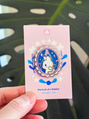 Thousand Skies - Enamel Pin - Portrait of a Rabbit