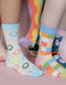 Idlewild Co. - Tinned Fish 100% Cotton Women's Crew Socks