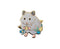 The Crowned Rabbit - Grey Hamster Enamel Pin