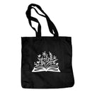 Fly Paper Products - Botanical Library Cotton Artist Designed Canvas Tote l Book l Grocer Bag