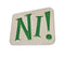 Unemployed Philosophers Guild - Knight Who Says "Ni" Pin Set