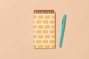 And Here We Are - Goldfish Crackers Letterpress Pocket-size Spiral Notebook - Made in USA - Foodie, Snack, Kids - Stocking stuffer, Holiday, Gift Guide