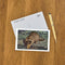 Found Image Press - Postcard AN-227 Raccoon Washing Corn