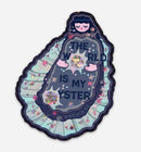 Soy Moss Art - The World Is My Oyster Glitter Sticker