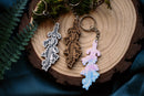 The Bookish Atelier - Ivy Sword Keychain: Wood