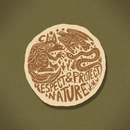 Pine Bones - Respect & Protect Nature - Durable & Weatherproof Sticker 