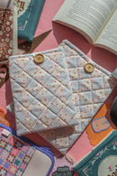Jollie Ollie Designs - Quilted Ladybug Embroidered Book/Kindle Sleeve