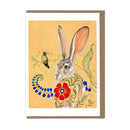 Amy Rose Moore Illustration - Beautiful Heart Rabbit - Blank Card