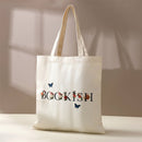 The Bookish Atelier - Bookish Floral Tote Bag, Reader, Romantasy, Book Bag
