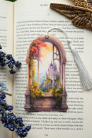 The Bookish Atelier - Mountain Peak Castle Bookmark