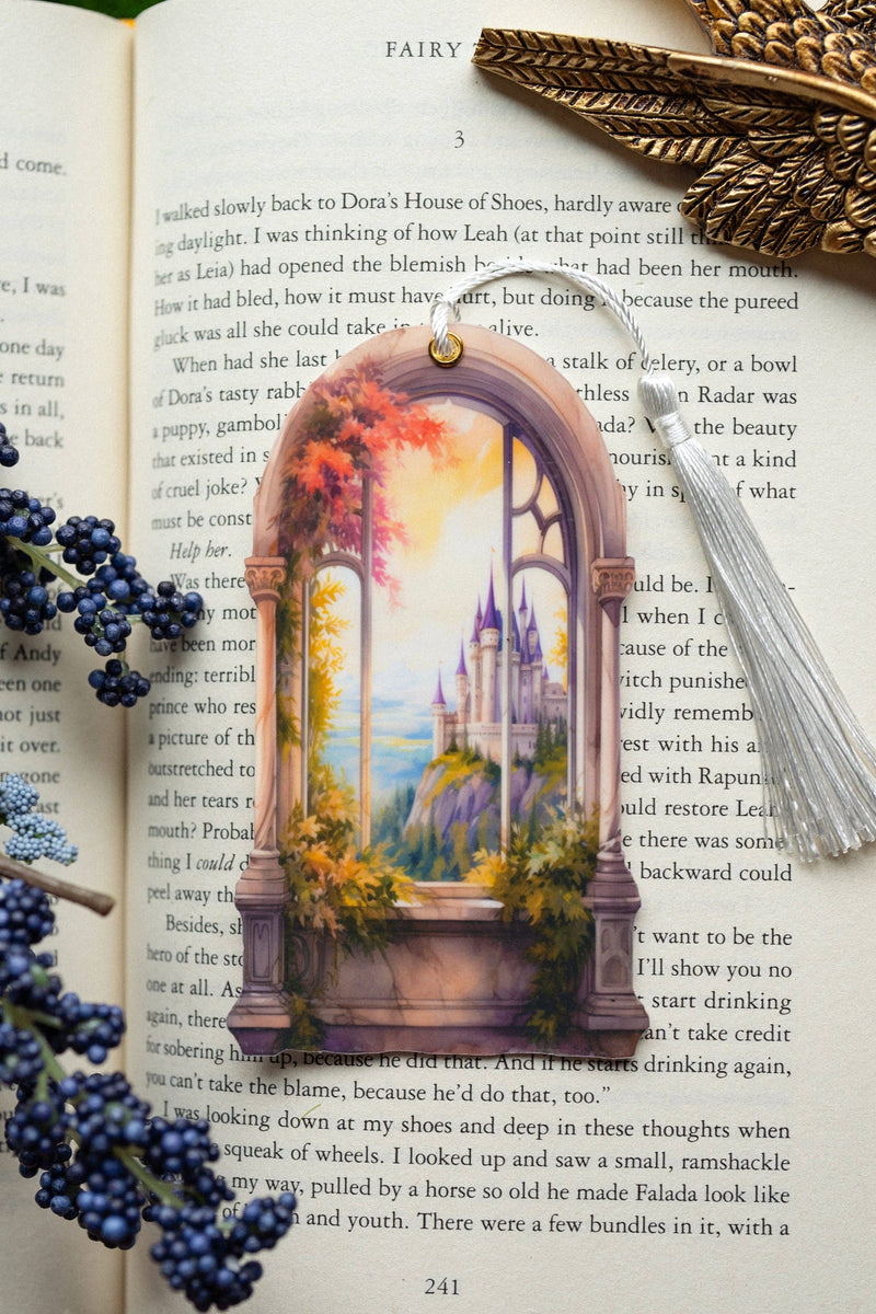 The Bookish Atelier - Mountain Peak Castle Bookmark