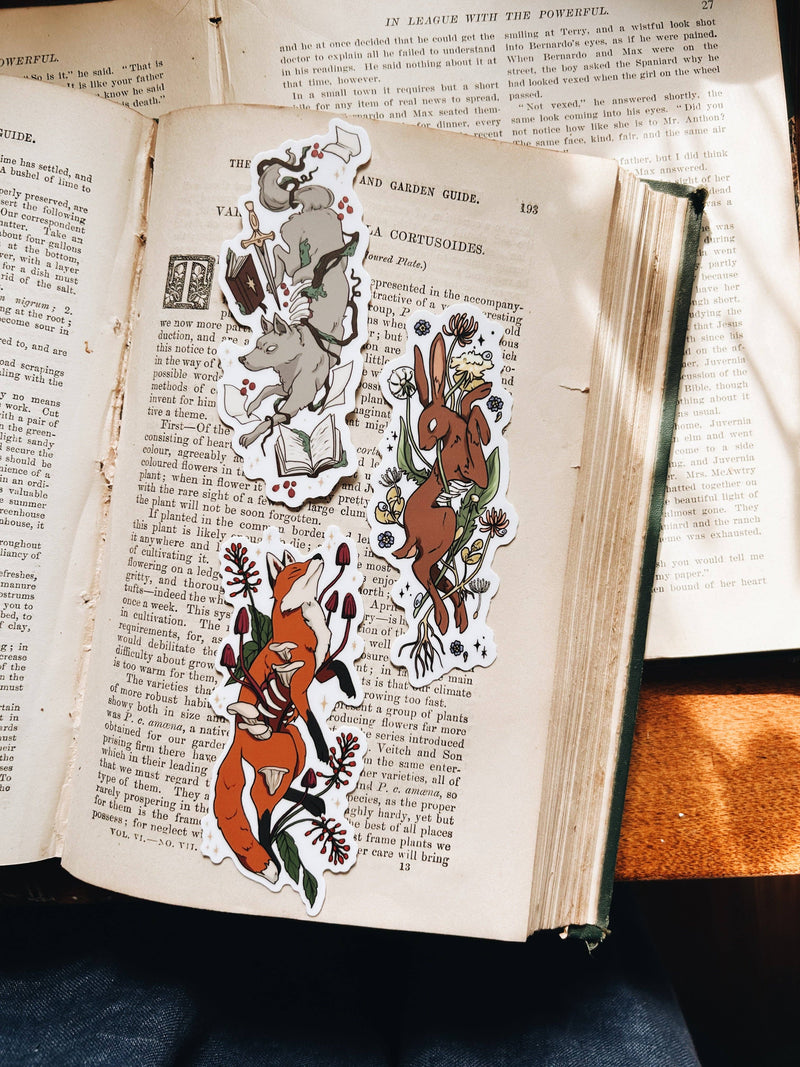 Fablewood Goods - Autumnal Fox | Vinyl Waterproof Sticker | 4"