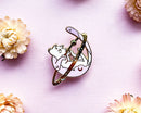 Alum and Ink - Cosmic Cat Enamel Pin