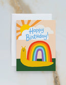 Idlewild Co. - Birthday Greeting Card | Snail Rainbow