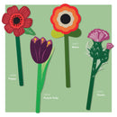 if USA - Flower Bookmarks