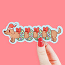 Turtle's Soup - Holiday Weenie Dog Reader Gift Bookmark