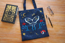 The Moonborn - Believe in Magic Witchy Luna Moth Tote Bag