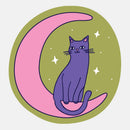 The Good Twin - Moon Kitty Sticker