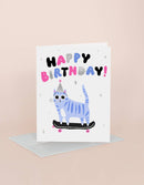 Idlewild Co. - Skater Cat Birthday Greeting Card