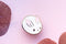 Alum and Ink - Bunny Bun Enamel Pin: Rubber Pin Back