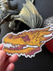 Fox and Brambles - Gold Dragon Skull Vinyl Sticker