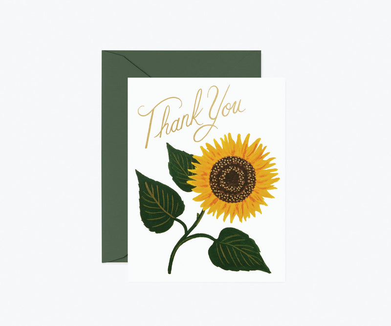 Rifle Paper Co. - Sunflower Thank You Card