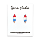 Sona Studio - Bomb Pop Summer Popsicle Earrings