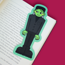 Turtle's Soup - Green Stitched Spooky Monster Literary Bookmark