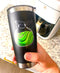 CLEAR STICKER: Green Tree Python Coffee Pot (snake)