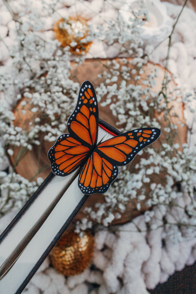 Meaggie Moos - 3D Monarch Butterfly Wings Bookmark | Soft Touch