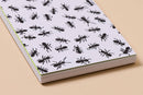And Here We Are - Ants Letterpress Pocket-size Spiral Notebook - Made in USA - Insects, Bugs, Gardening - Stocking stuffer, Holiday, Gift Guide