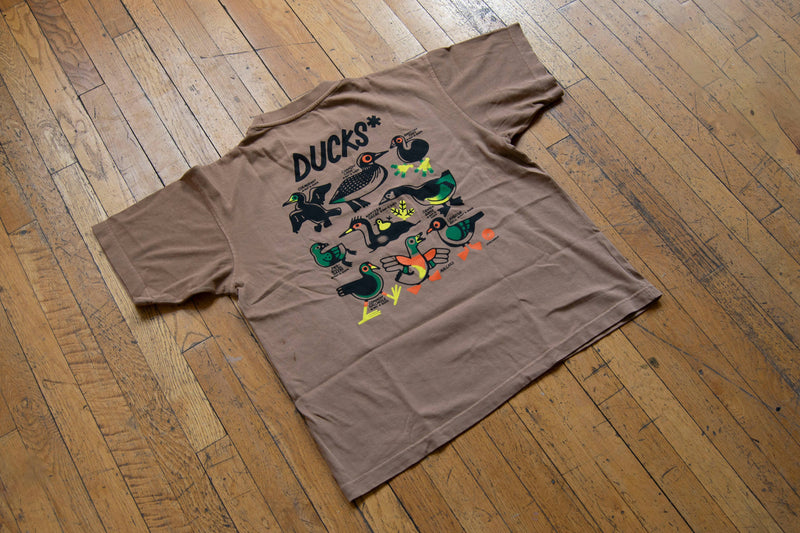 Curlworks - Ducks* T-Shirt (Brown Version)