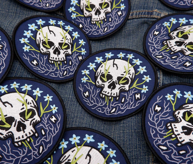 Cat Coven - Forget Me Not - Embroidered Patch