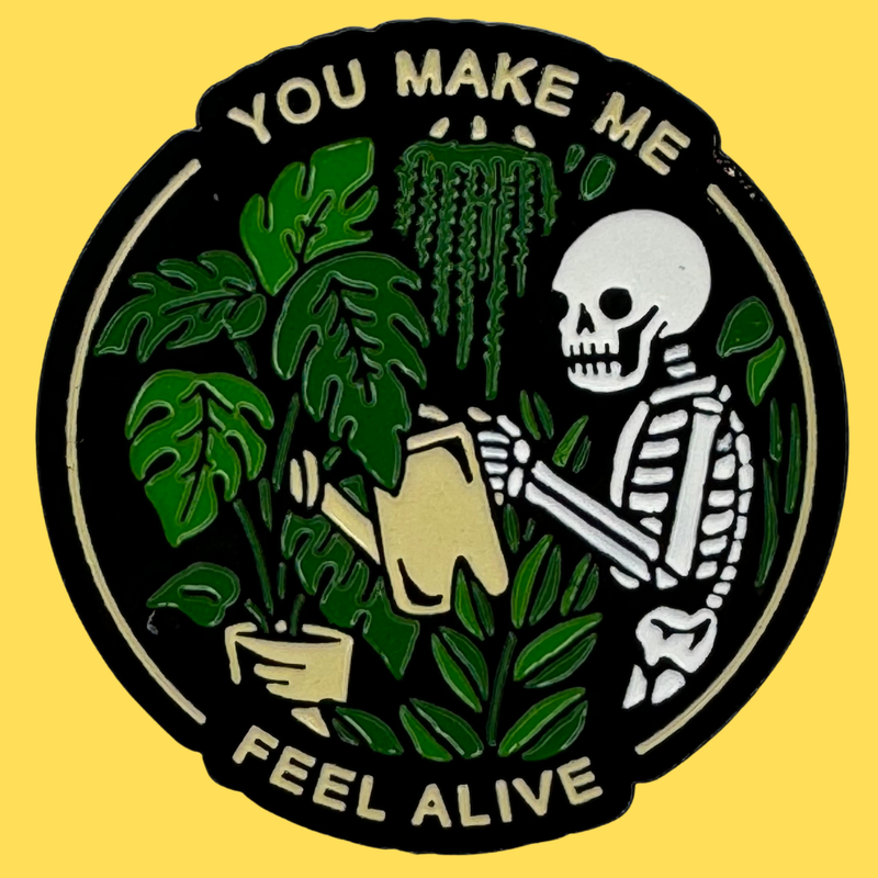 Wicked Clothes - 'Feel Alive' Enamel Pin: One Size