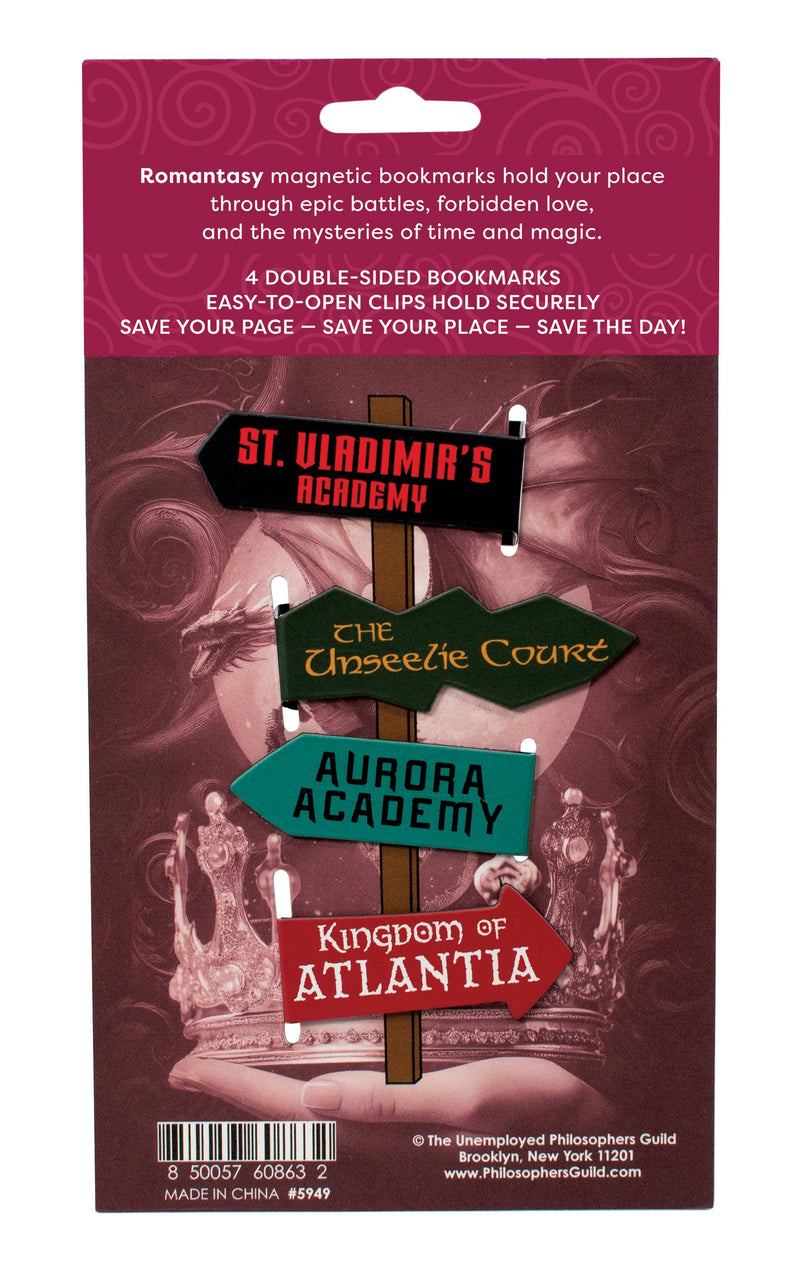 Unemployed Philosophers Guild - Romantasy Magnetic Bookmark Set