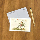 Found Image Press - Postcard IS-48 Frog Lepidopterist