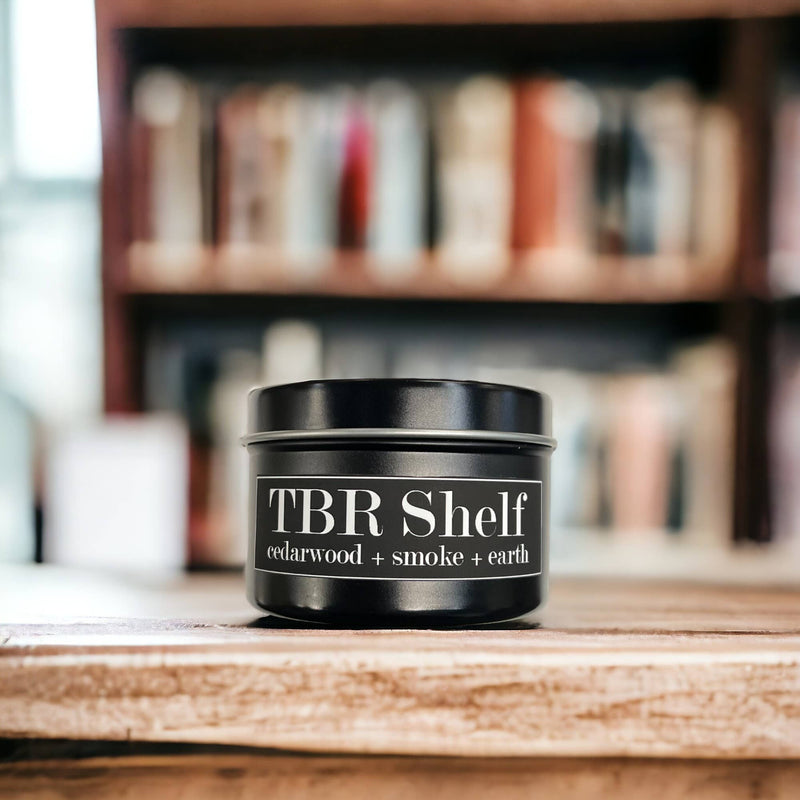 Fly Paper Products - TBR Shelf 4oz Tin Soy Candle