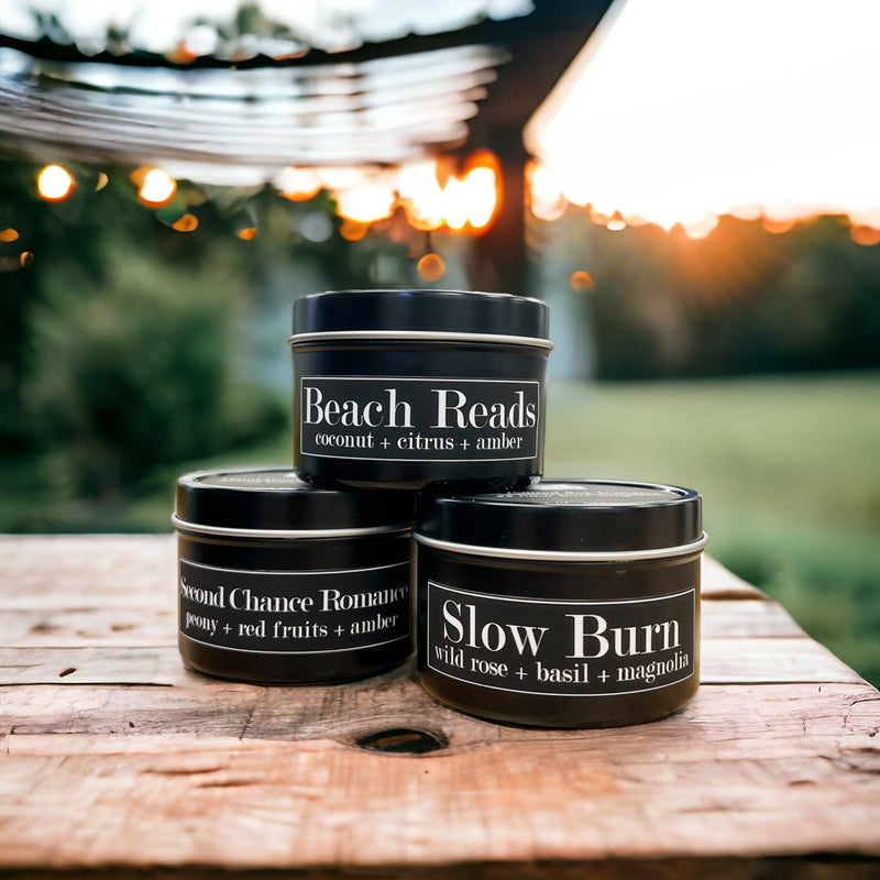 Fly Paper Products - Slow Burn 4oz Candle Wild Rose + Basil + Magnolia