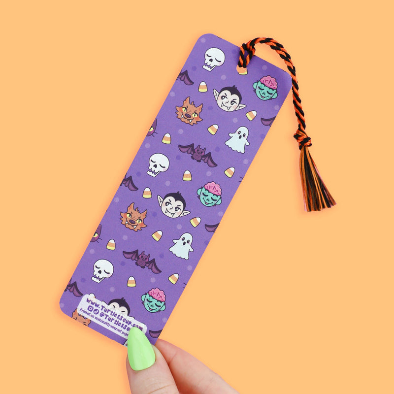 Turtle's Soup - I Love Spooky Stories Reader Gift Bookmark with Tassel